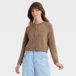 Universal Thread Cotton Button-Up Cardigan